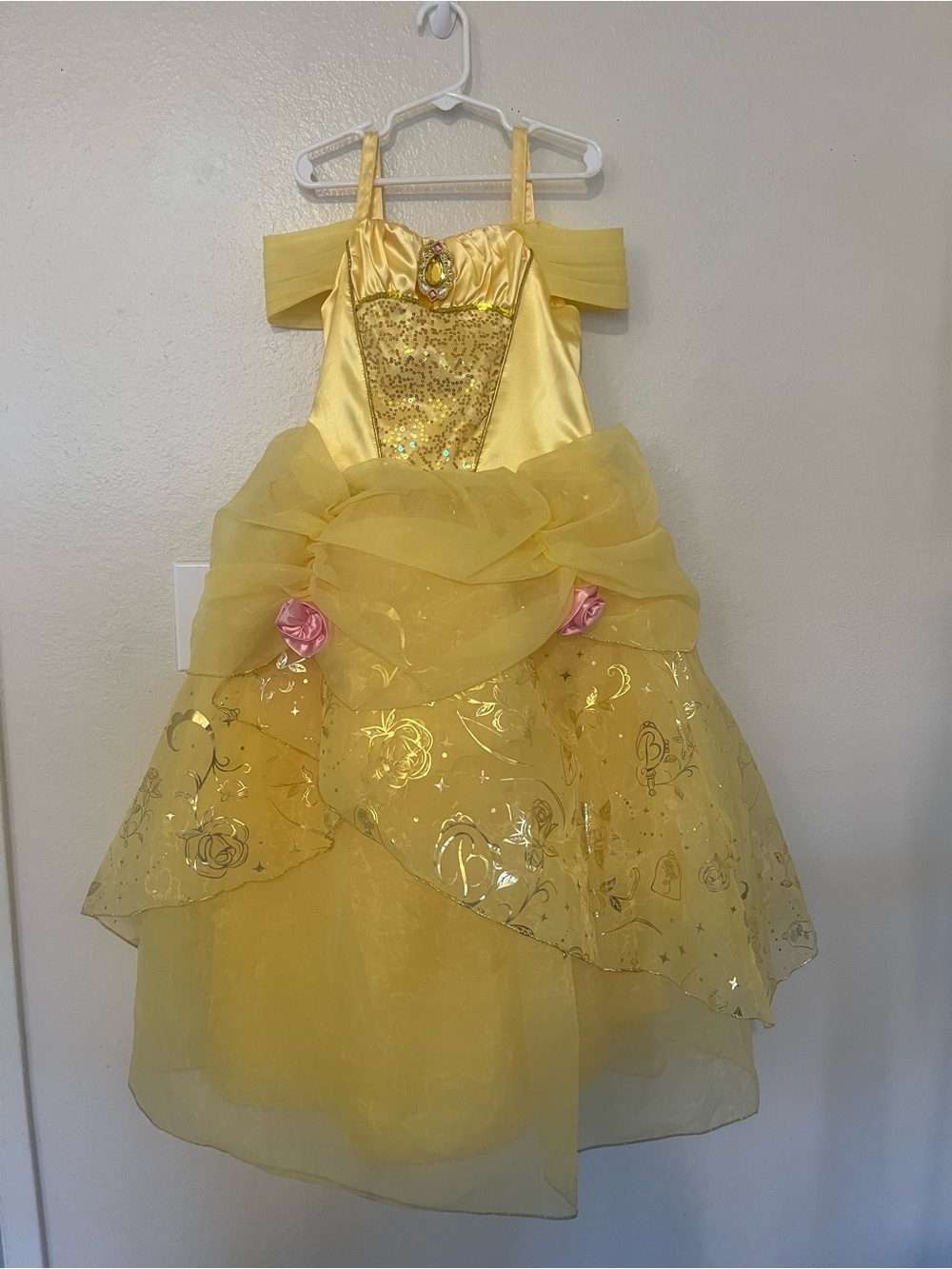 Yellow Princess Ball Gown Kids Costume